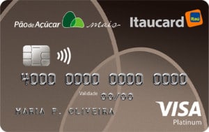 Cartão Pão de Açúcar Itaucard Visa Platinum