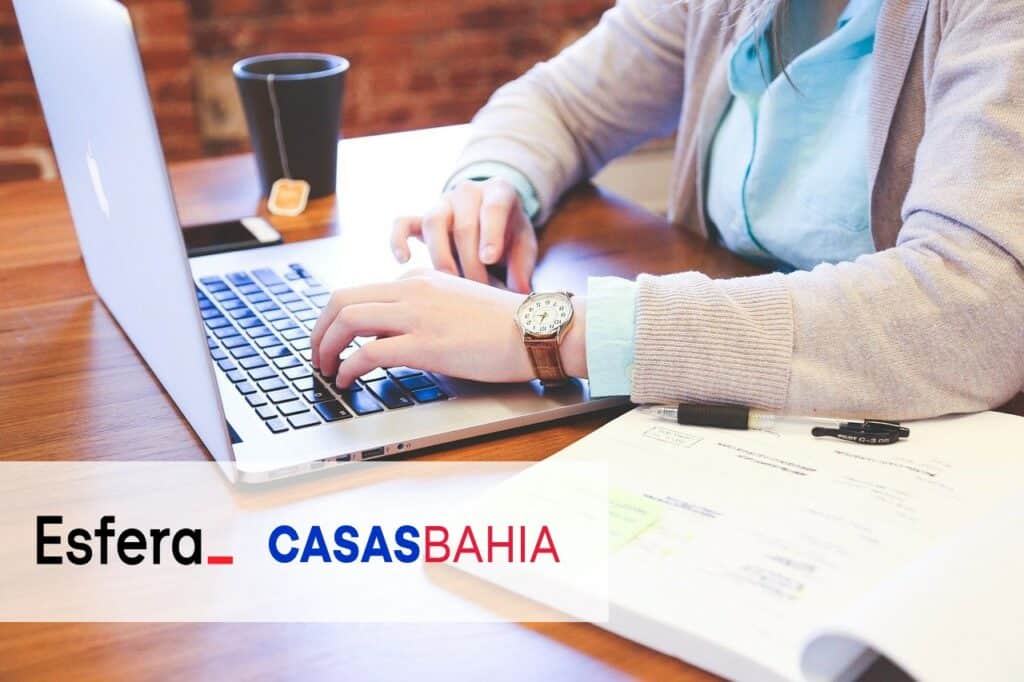 Oferta entre Casas Bahia e Esfera 10x1 em compras online