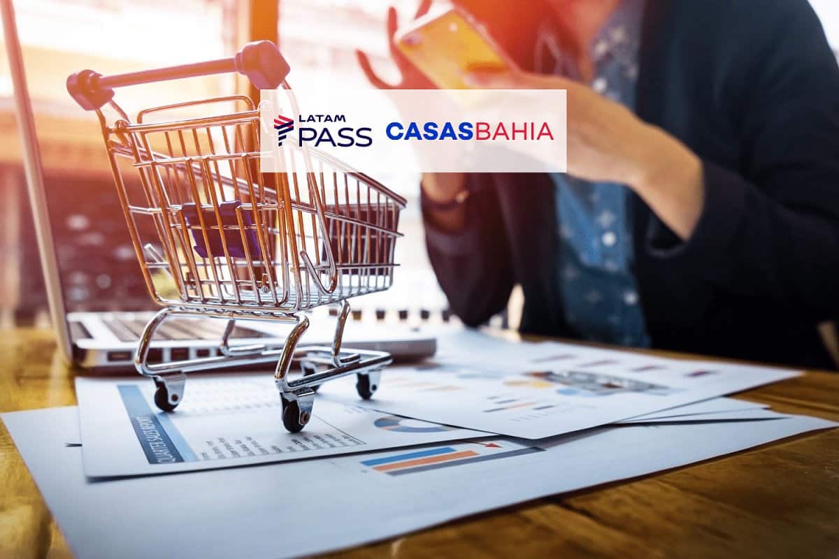 Casas Bahia e LATAM Pass em oferta de até 10x1 em compras